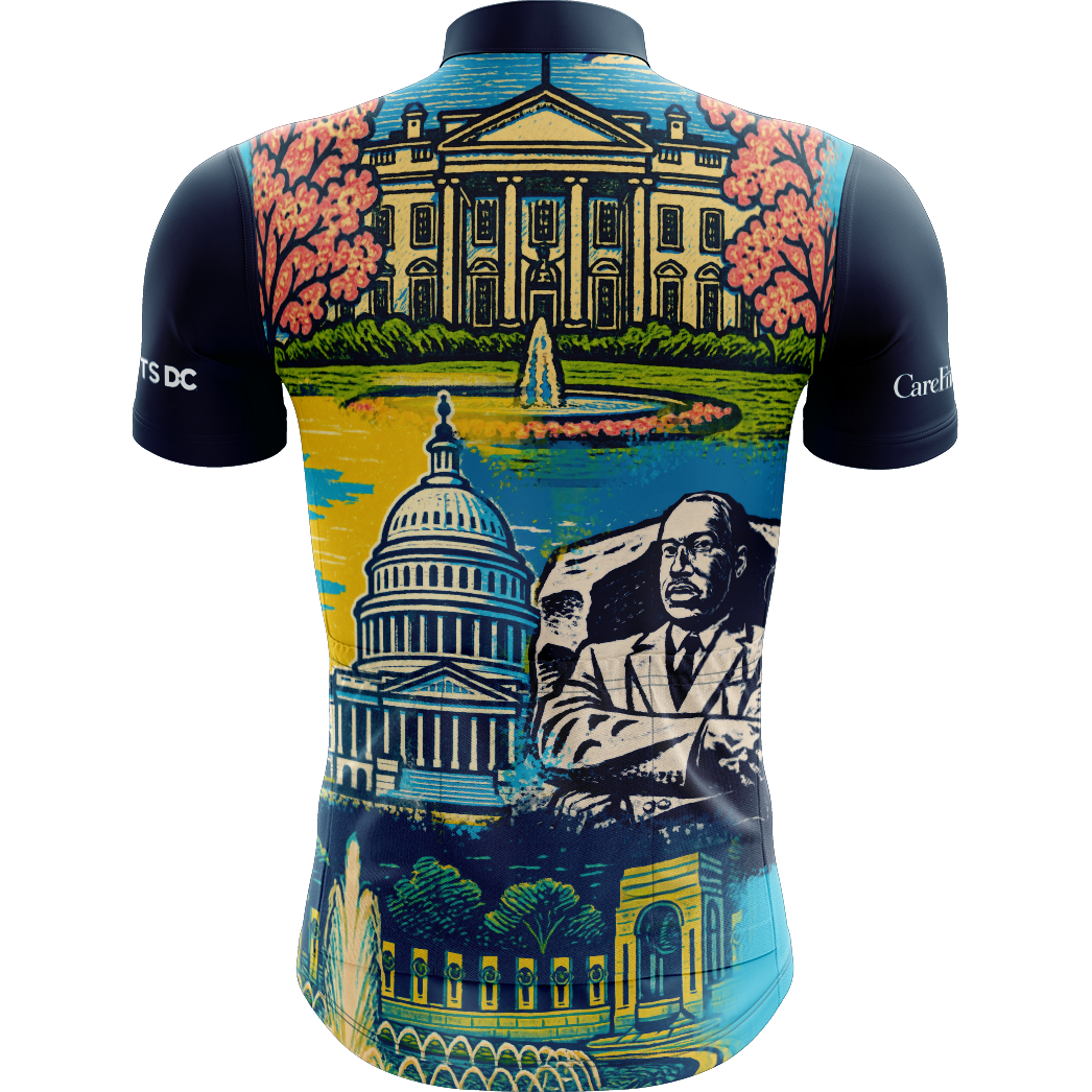 DCBR Men's Full Zip 3-Pocket Jersey - Vintage Postcard