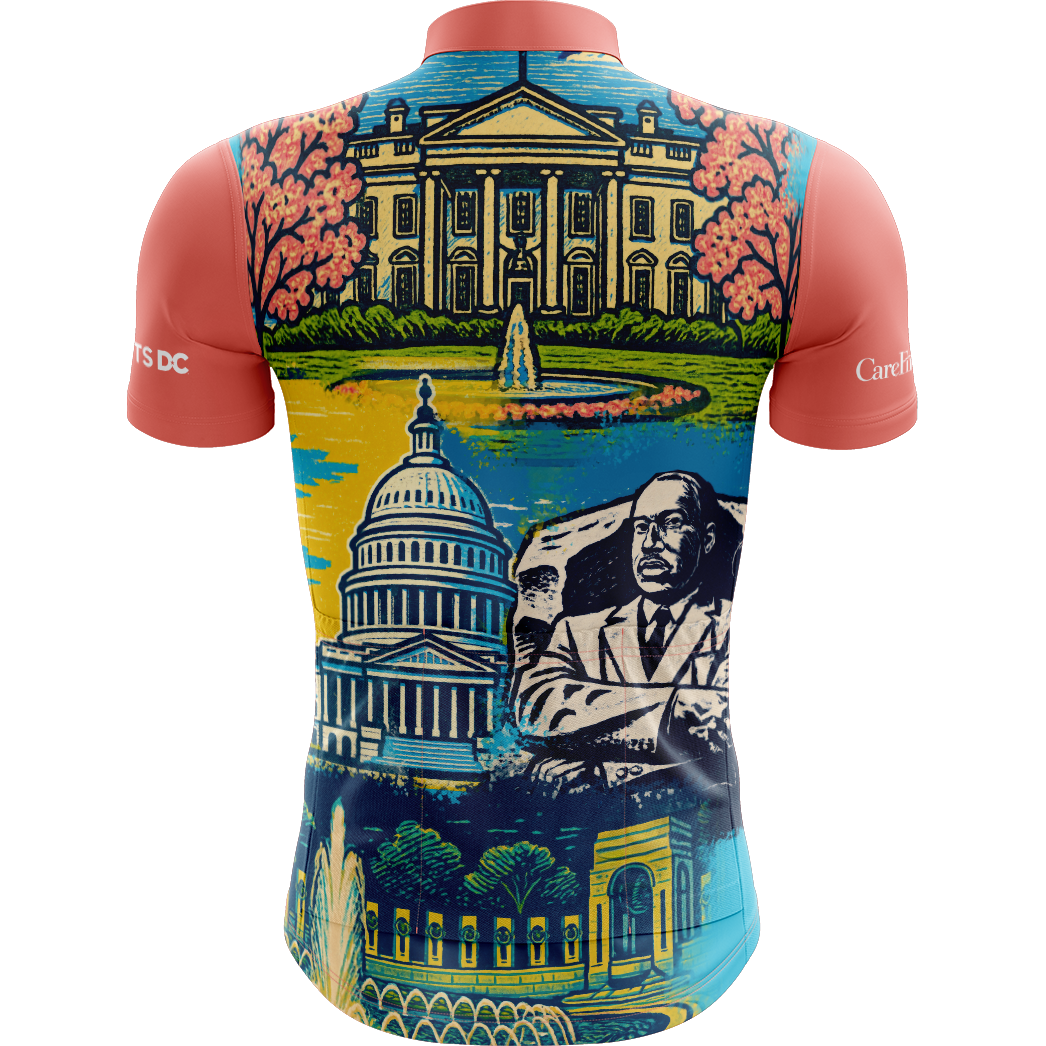 DCBR Women's Full Zip 3-Pocket Notch Jersey - Vintage Postcard