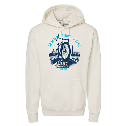 DCBR Unisex Fleece Hoody - Sweat Cream Heather - 2026 Course