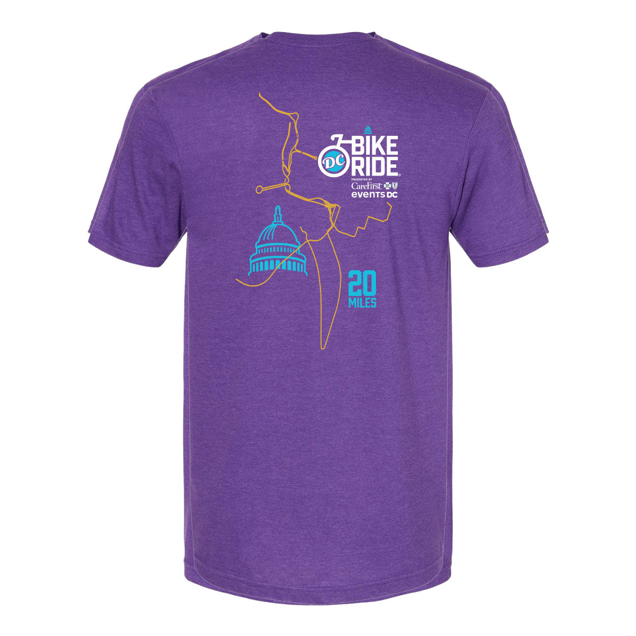 DCBR Unisex Cotton Tee - Purple - 2026 Course