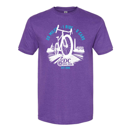 DCBR Unisex Cotton Tee - Purple - 2026 Course