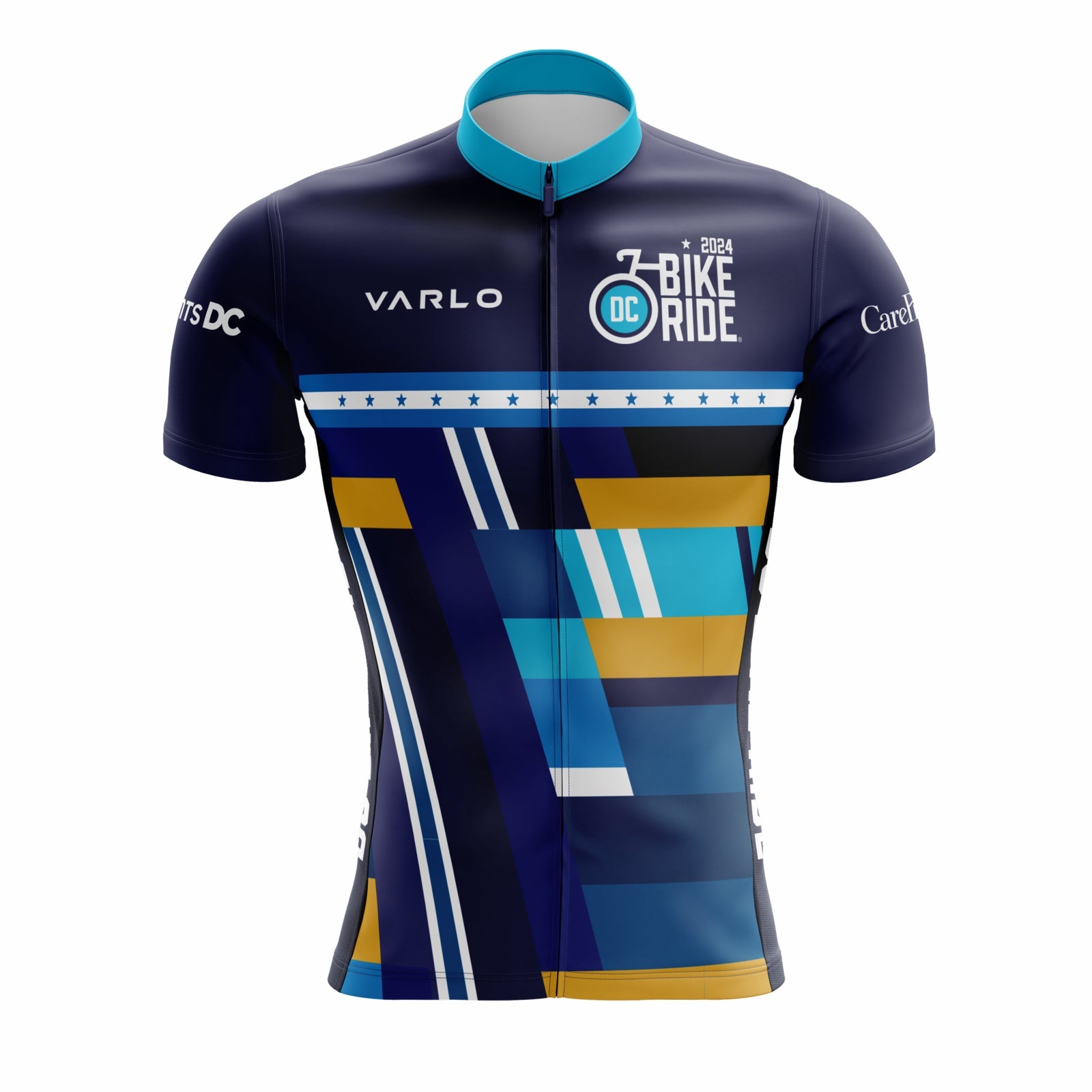 DCBR Women's Varlo Full Zip Jersey -Navy- Logo