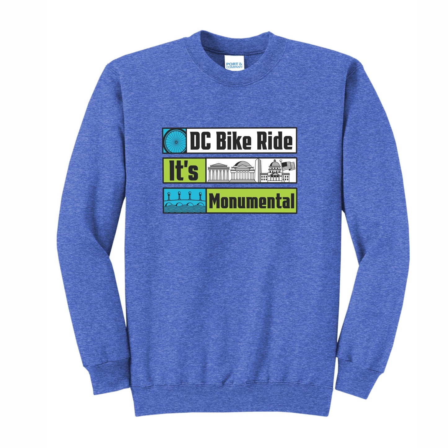 DCBR Adult Sweatshirt -Royal Heather- Monumental
