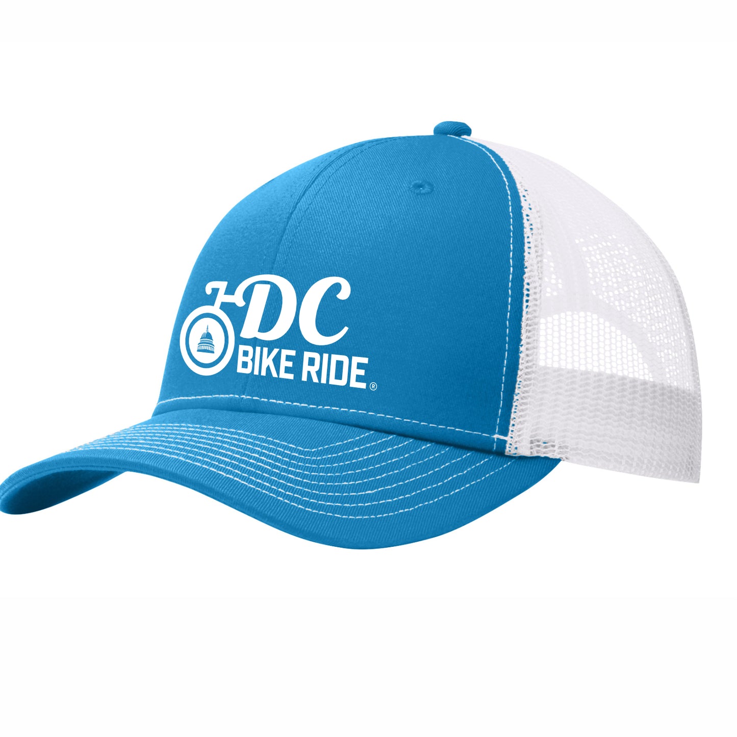 DCBR Trucker - Mid Profile -Parcel Blue/White- Logo