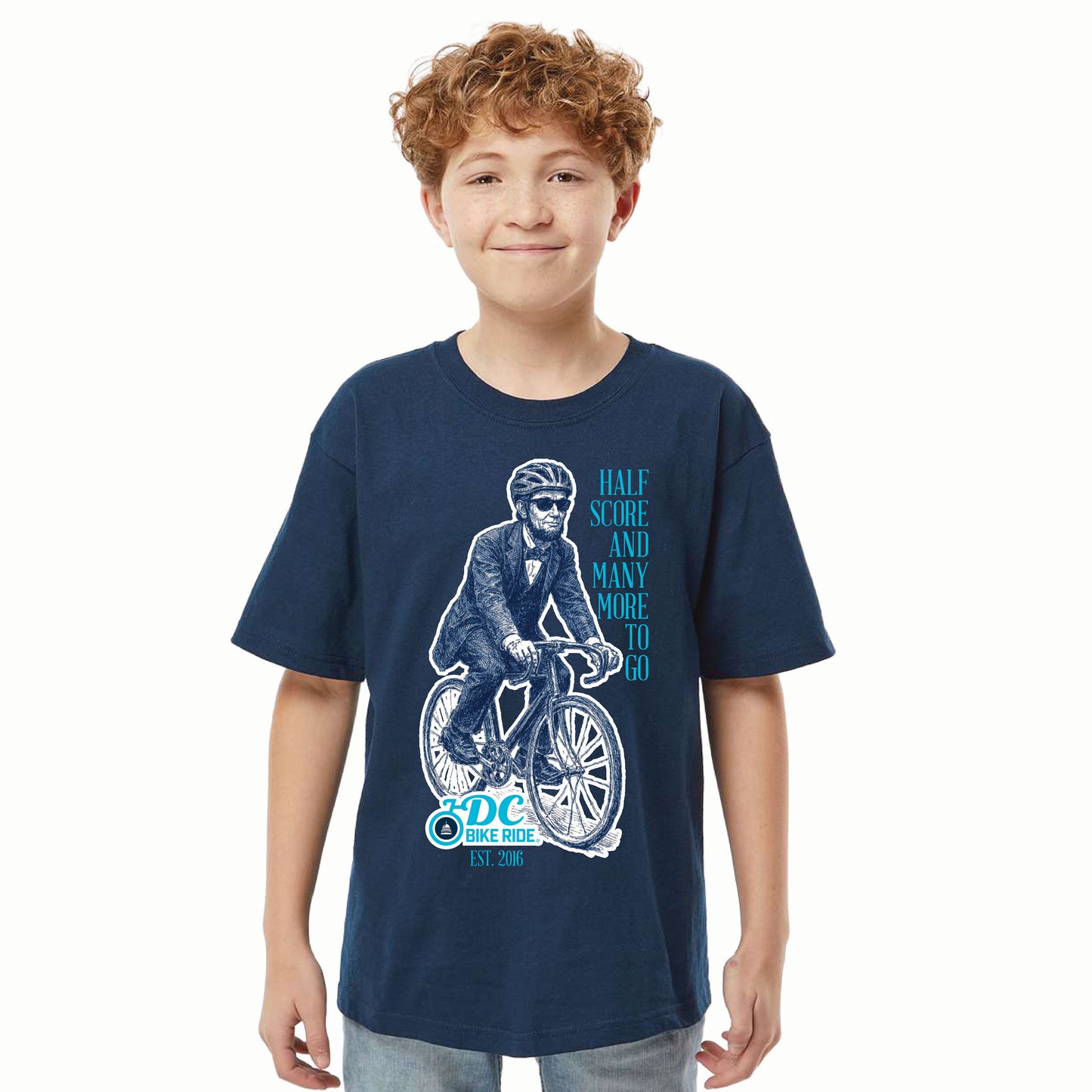 DCBR Youth Fashion Tee -Navy- Abe