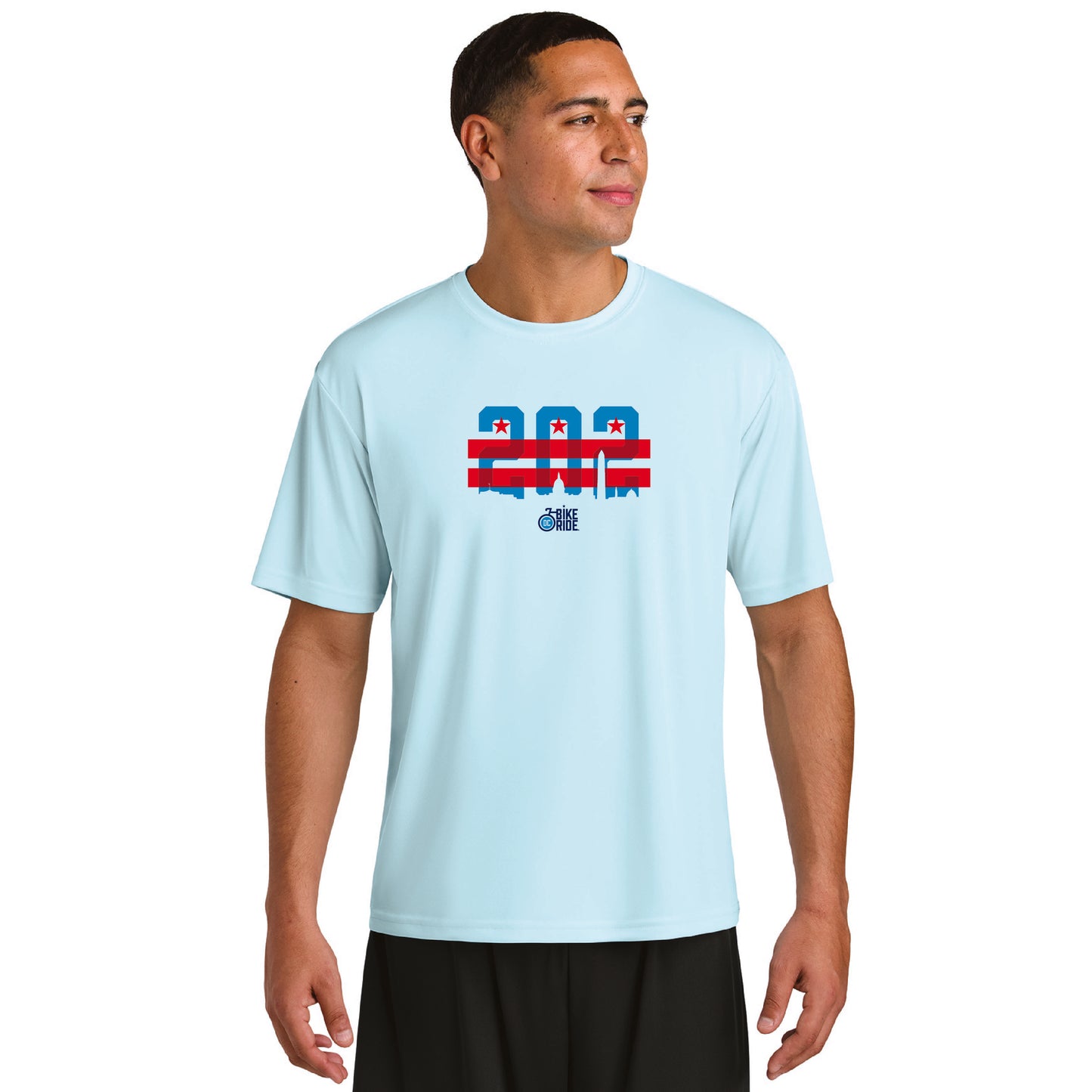 DCBR Men's Tech UPF44+ Tee -Pastel Blue- 202