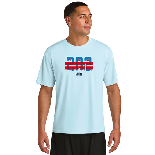 DCBR Men's Tech UPF44+ Tee -Pastel Blue- 202