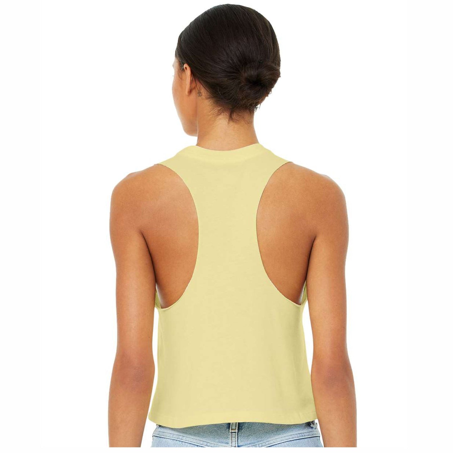 DBR Women's Crop Fashion Tank -Vanilla- Circle