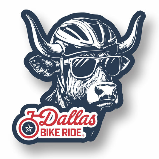 DBR Sticker - Helmet Cow