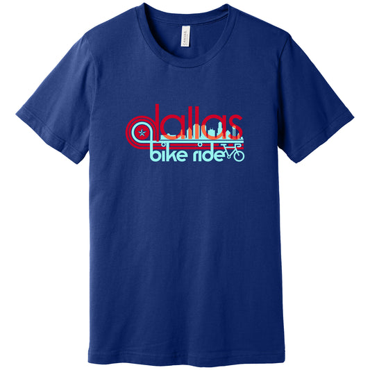 DBR Adult Fashion Tee -Navy- Skyline