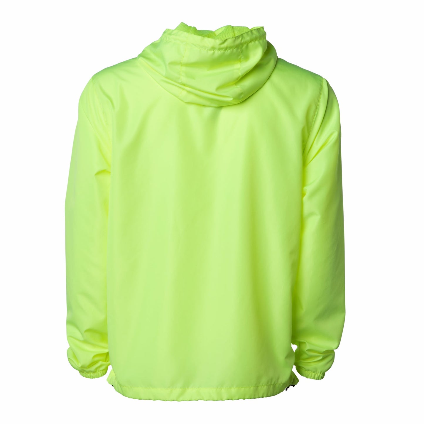 PBR Unisex Hooded Zip Windbreaker -Hi Viz- Embroidery