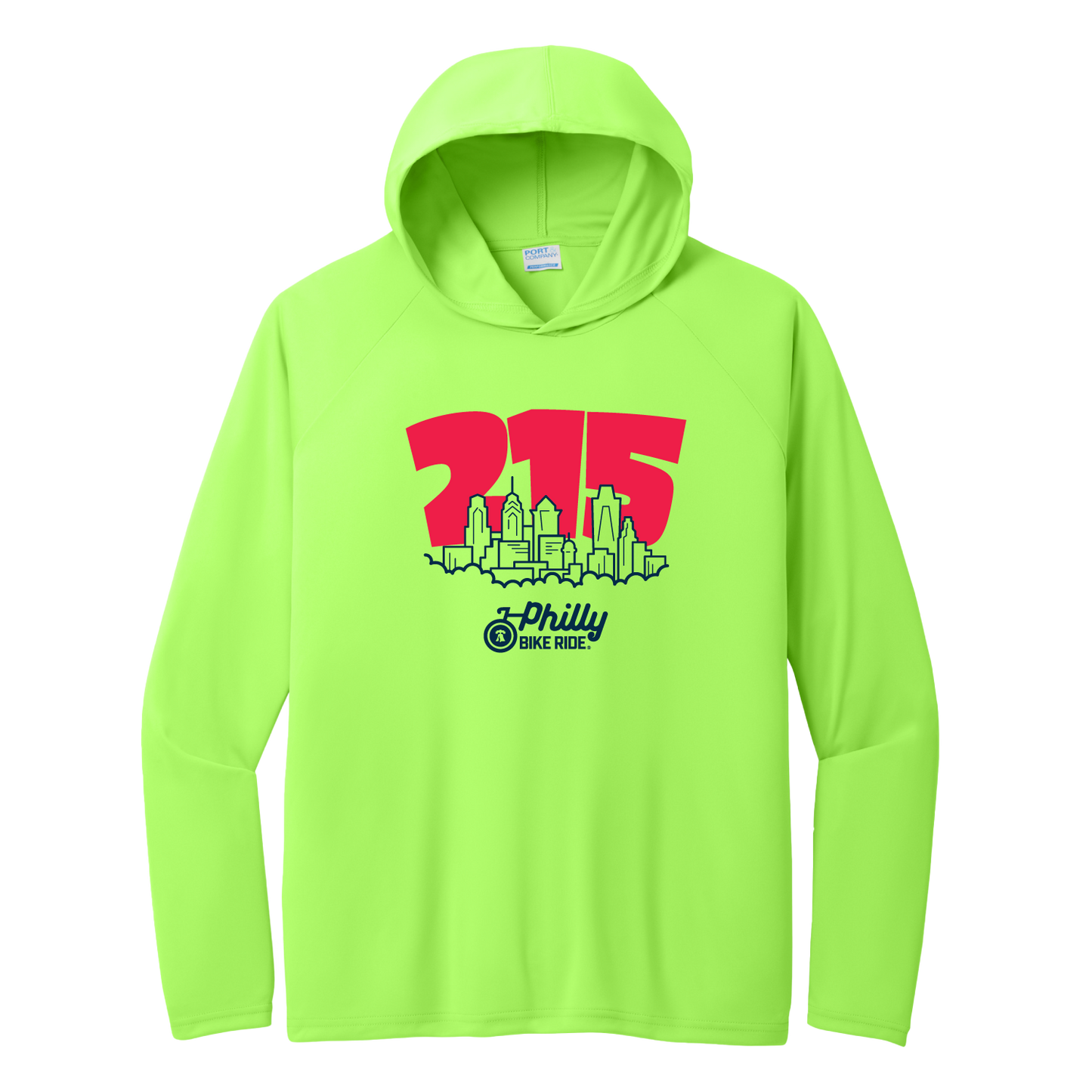 PBR Adult LS Tech UPF Sun Hoody -Neon Green- 215