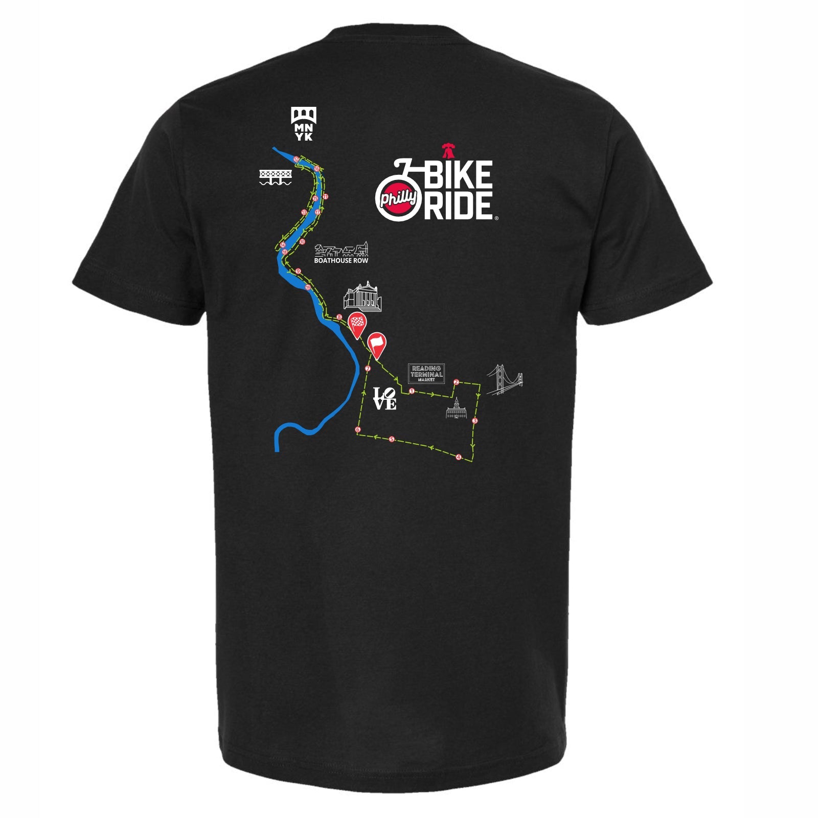 PBR Adult Fashion Tee -Black- Course – DC Bike Ride