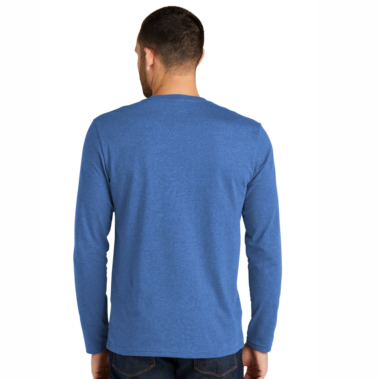 PBR Unisex LS Fashion Tee -Blue Heather- Ben