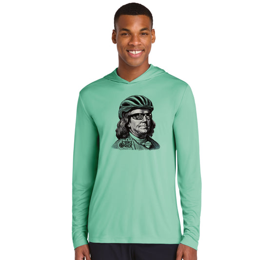 PBR Adult Tech Sun Hoody -Seafoam- Ben