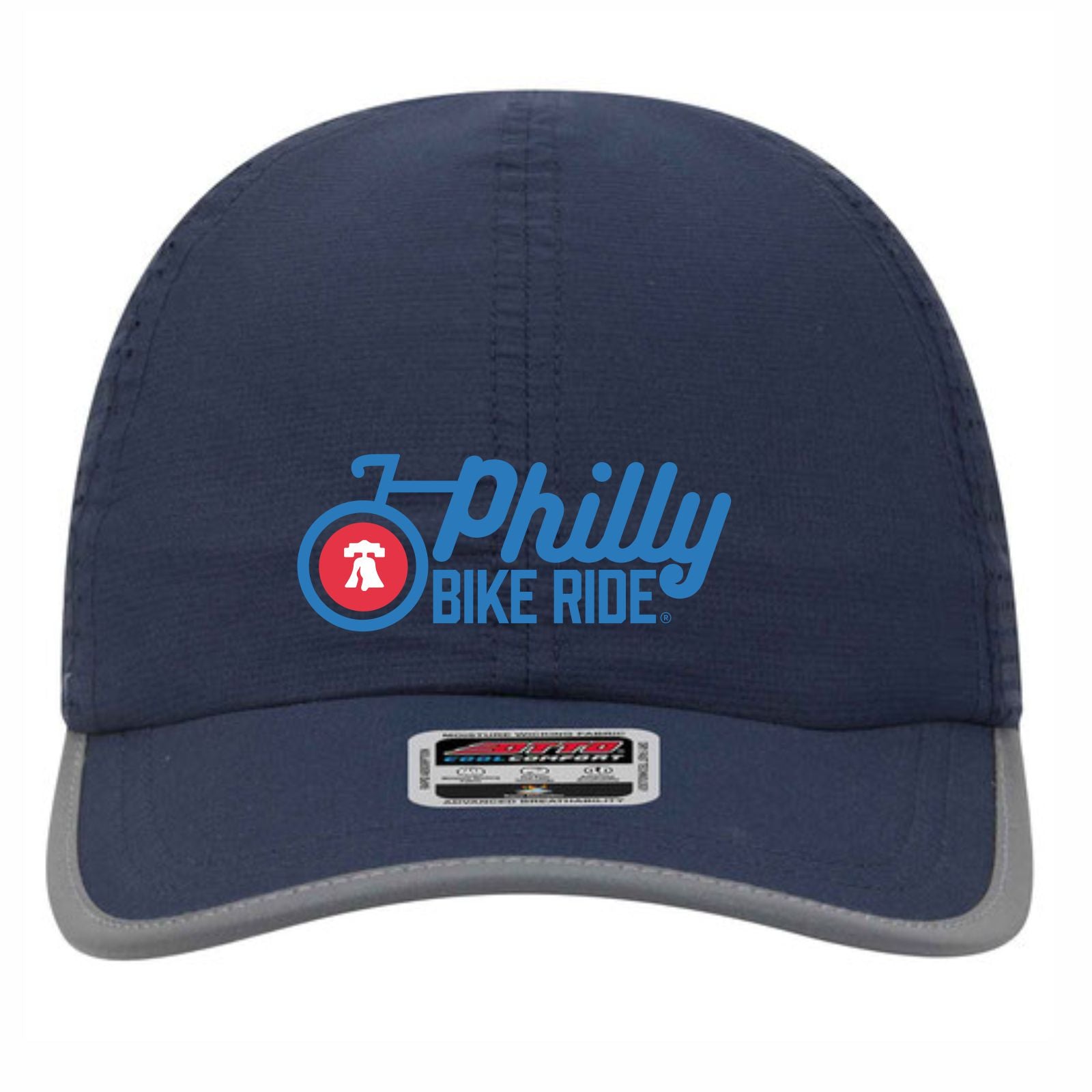 PBR Cap Tech 6 Panel Navy Embroidered