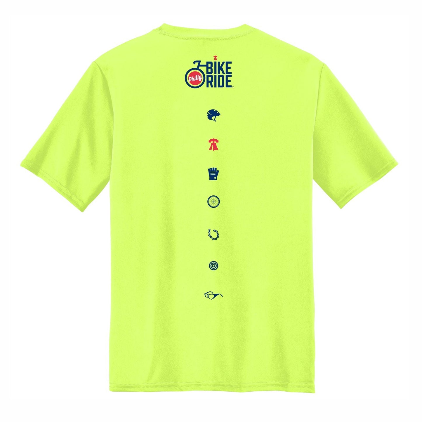 PBR Men's Tech Tee -Hi Viz- Stars