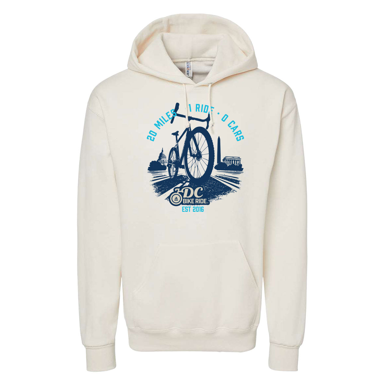 DCBR Unisex Fleece Hoody - Sweat Cream Heather - 2026 Course