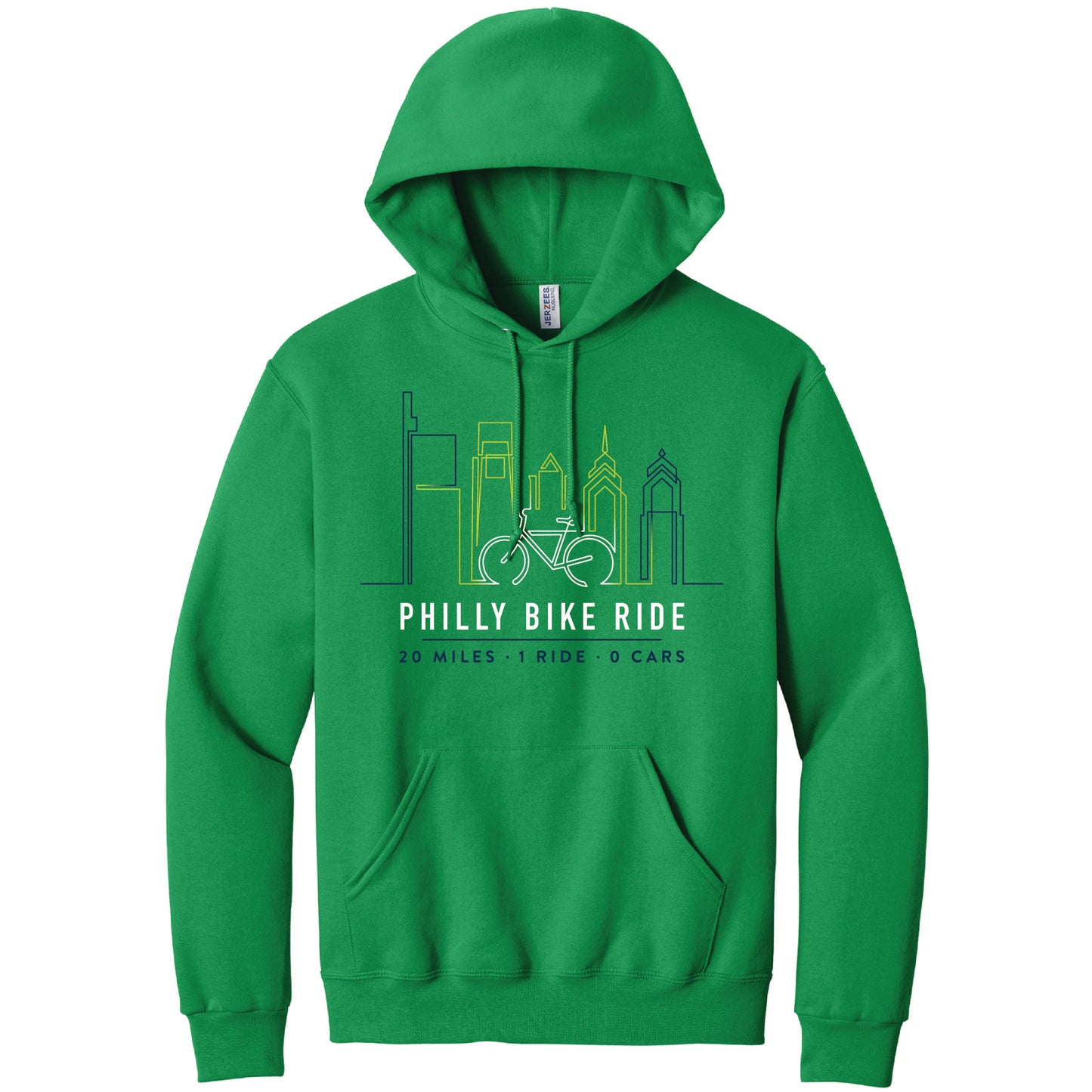 PBR Adult Fleece Hoody -Kelly- Course