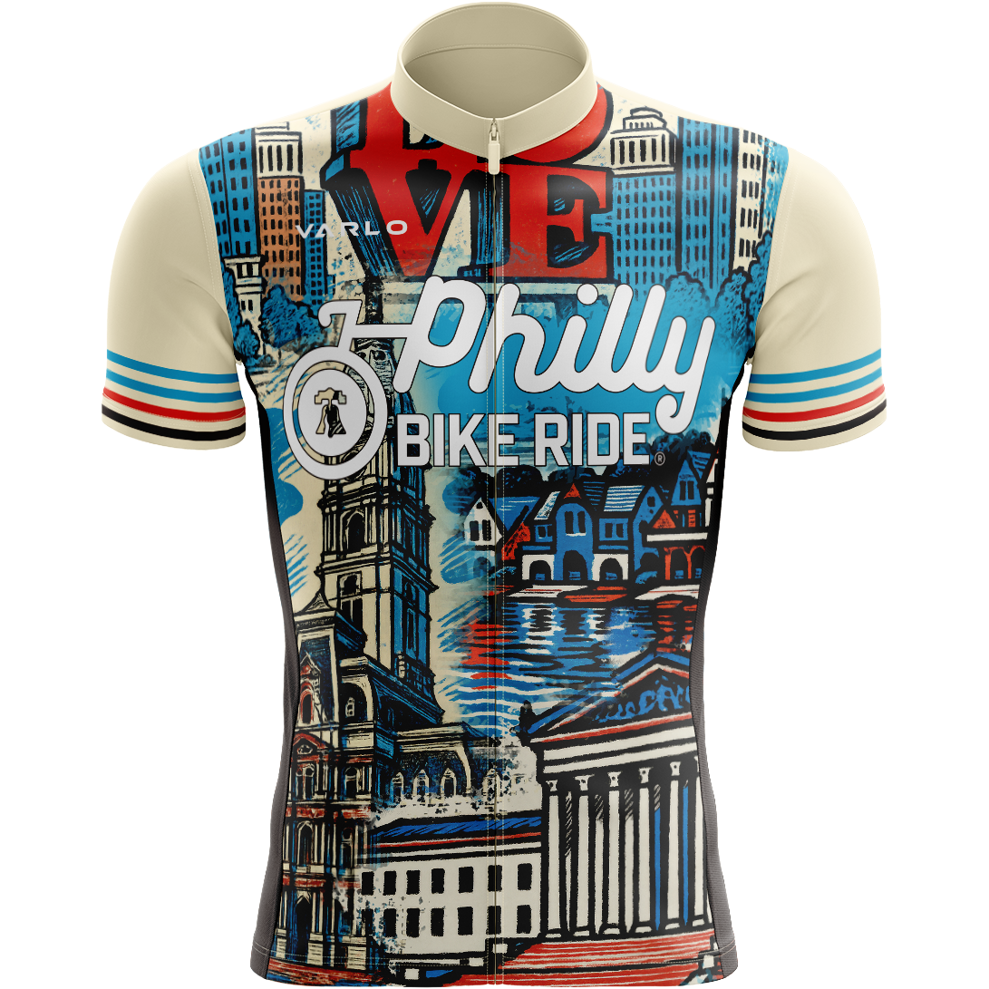 PBR Women's Full Zip Cycle Jersey -Cream- Postcard