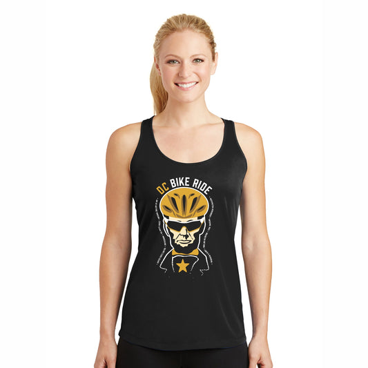 DCBR Women's Tech Racerback Singlet -Black- Abe