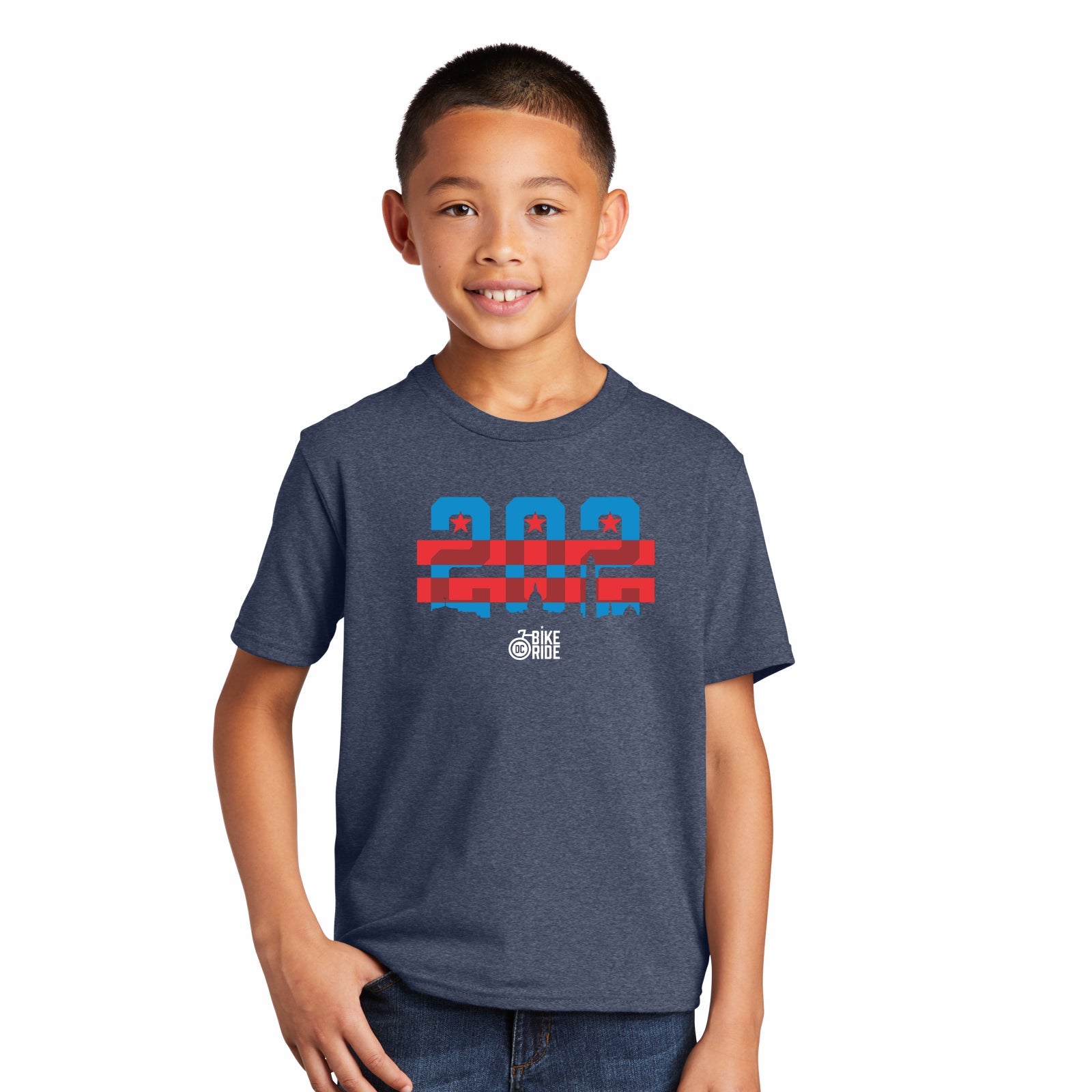 DCBR Youth Fashion Tee -Heather Navy- 202