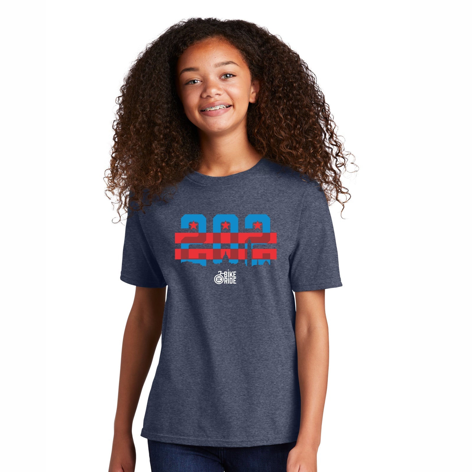 DCBR Youth Fashion Tee -Heather Navy- 202