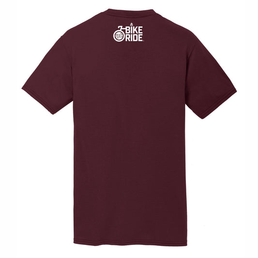 DCBR Men's Tech Tee -Maroon- Abe