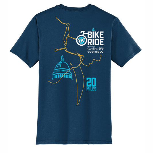 DCBR Adult Fashion Tee -Neptune Blue- 2025 Course