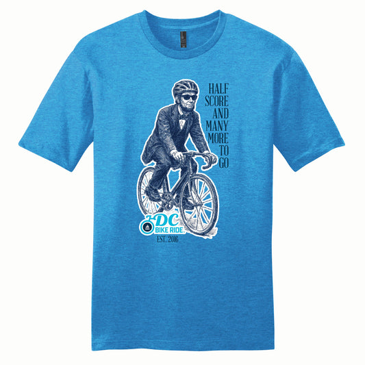 DCBR Adult Fashion Tee -Heather Turquoise- Abe