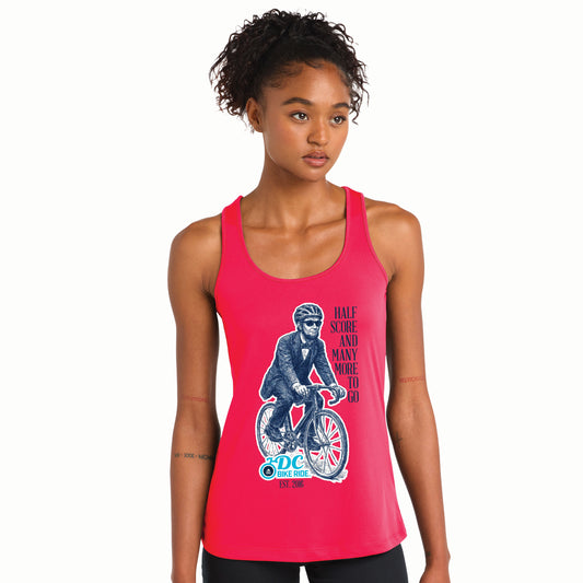 DCBR Women's Tech Singlet -Hot Coral- Abe