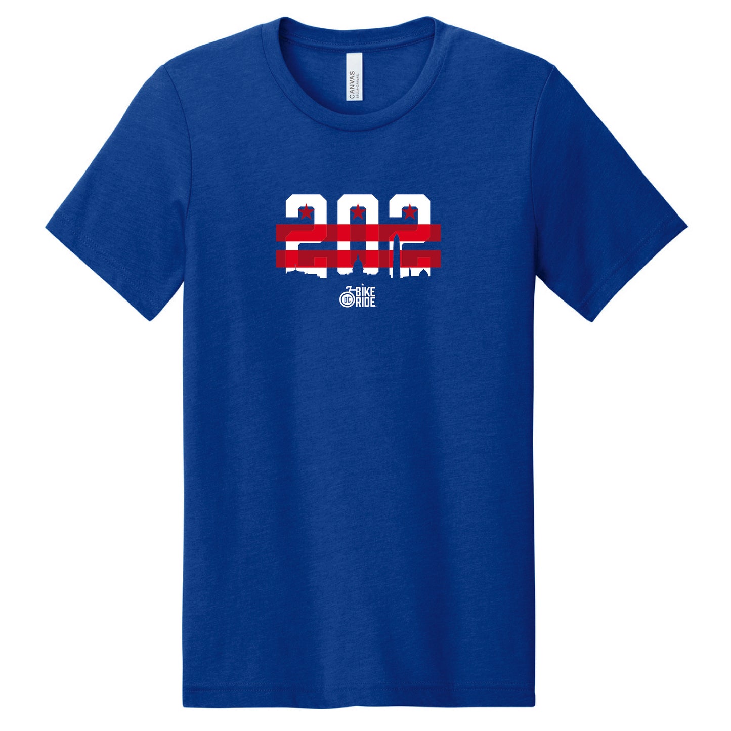 DCBR Adult USA Cotton Tee -Heather Royal- 202