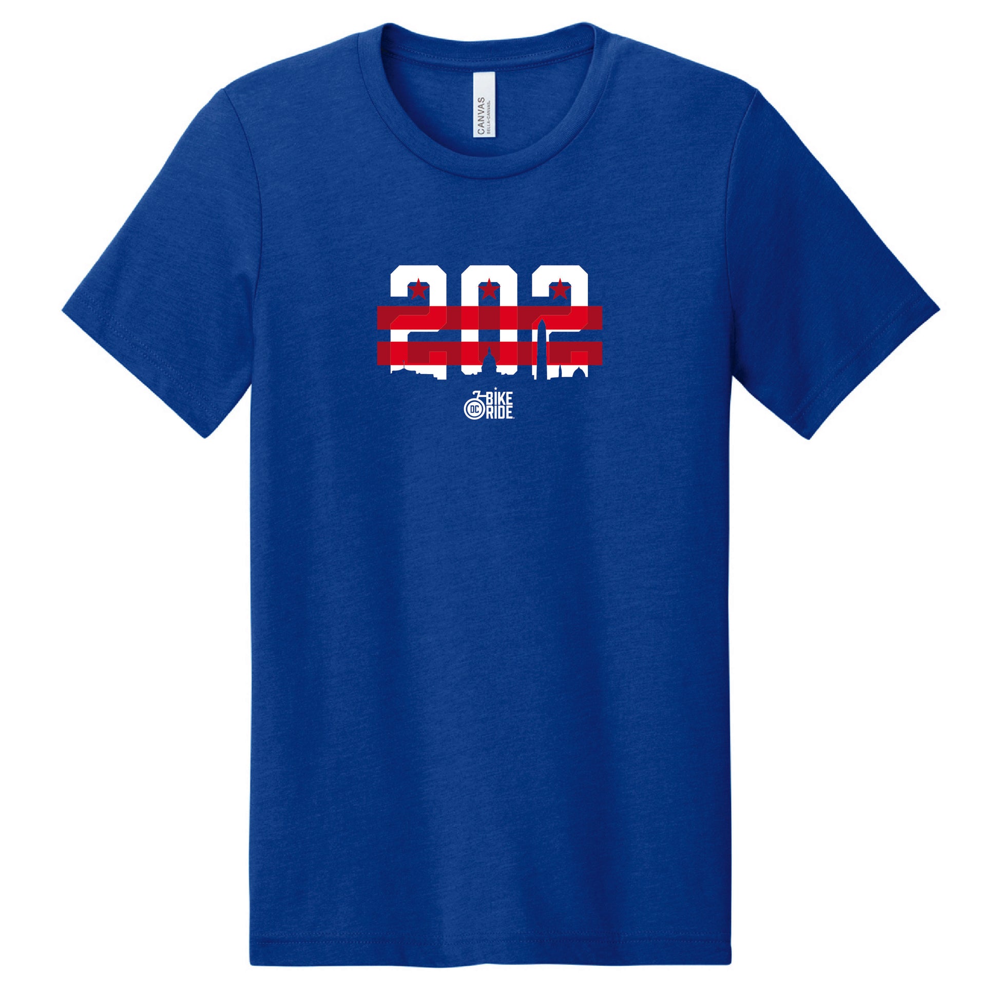 DCBR Adult USA Cotton Tee -Heather Royal- 202