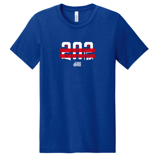 DCBR Adult USA Cotton Tee -Heather Royal- 202