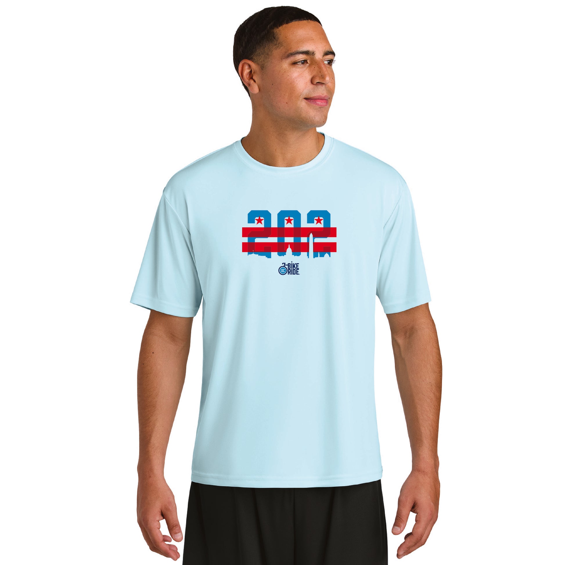 DCBR Men's Tech UPF44+ Tee -Pastel Blue- 202
