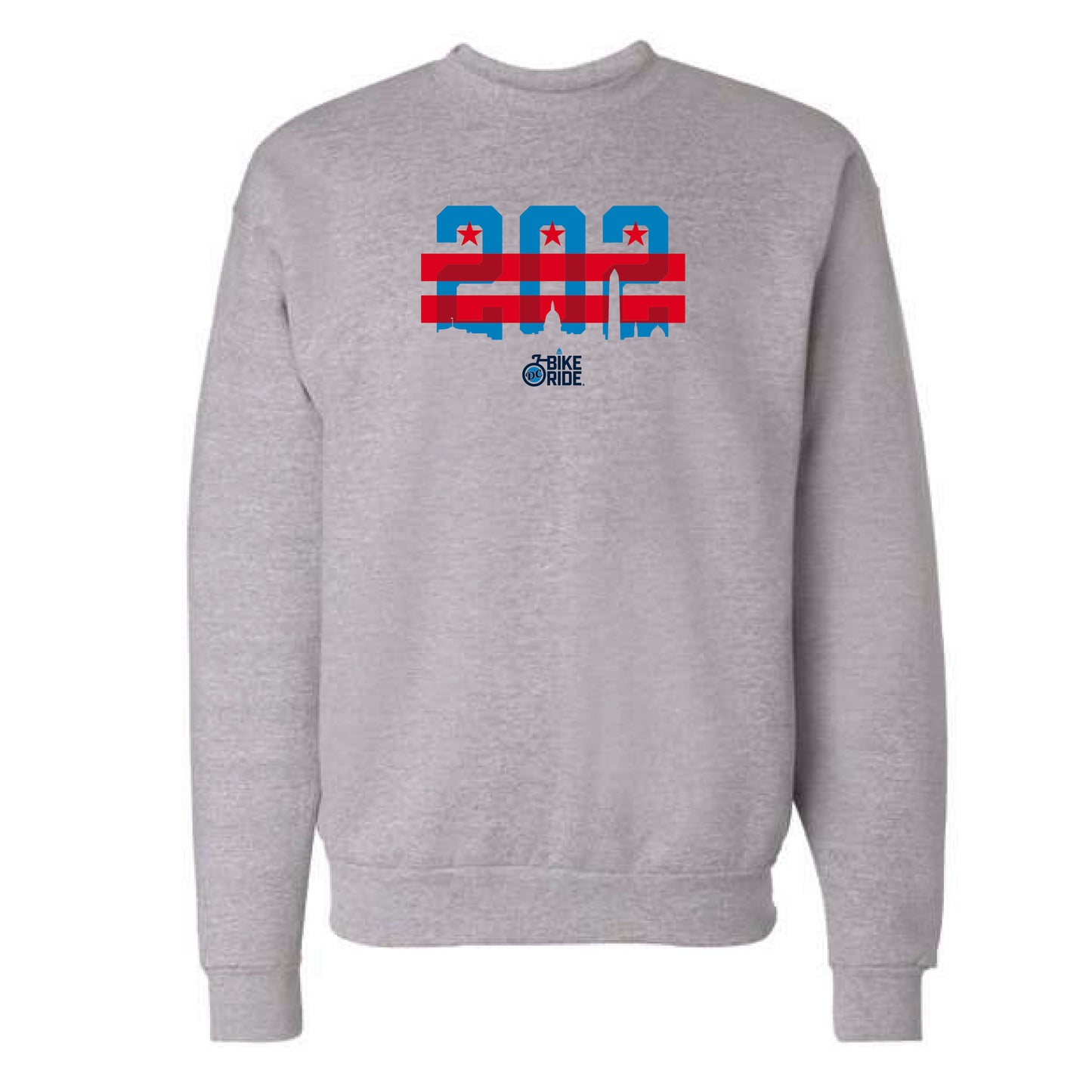 DCBR Adult Crew Sweatshirt -Light Steel- 202