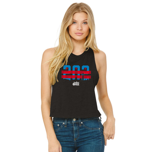 DCBR Women's Fashion Crop Tank -Black- 202