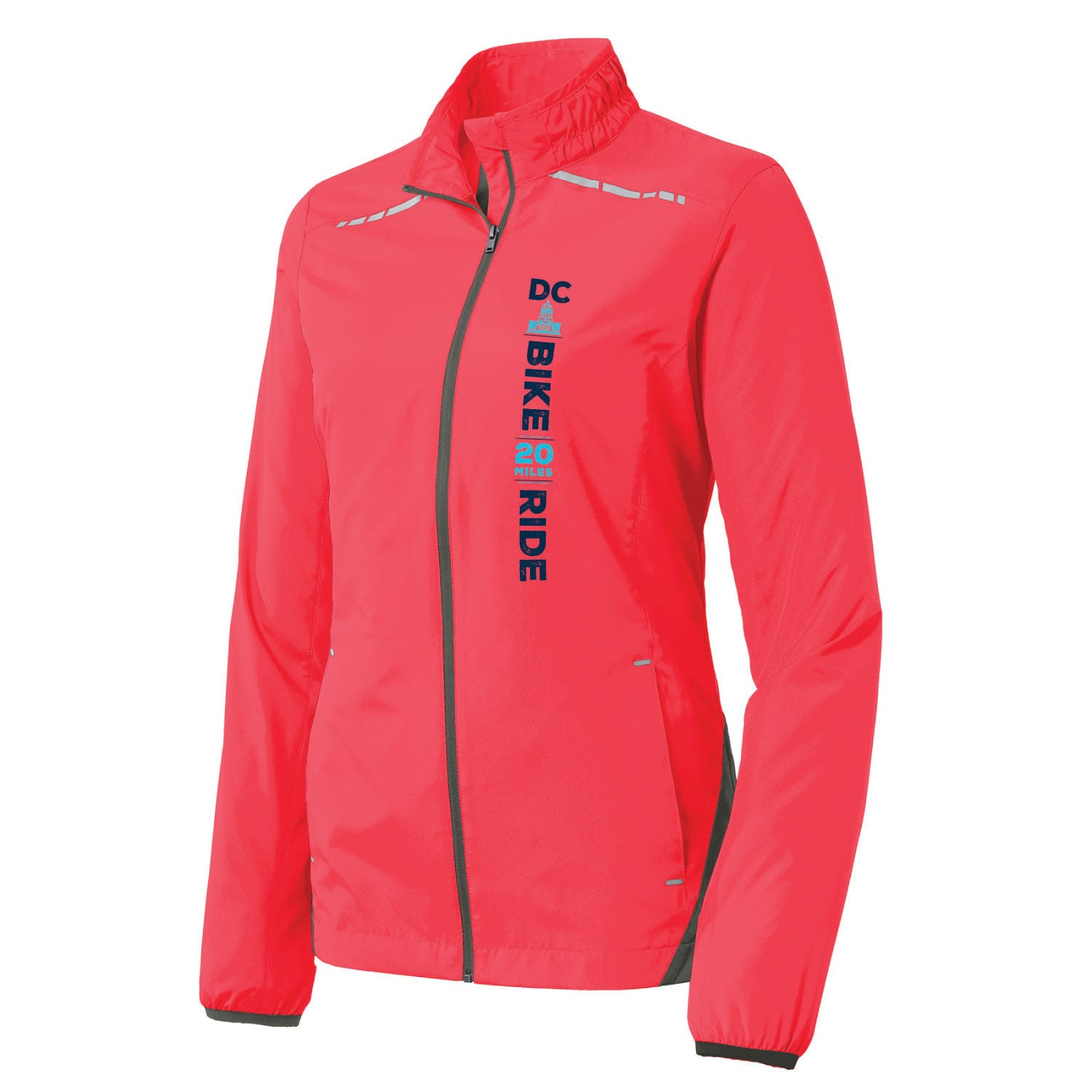 DCBR Women's Tech Jacket -Hot Coral- LCP