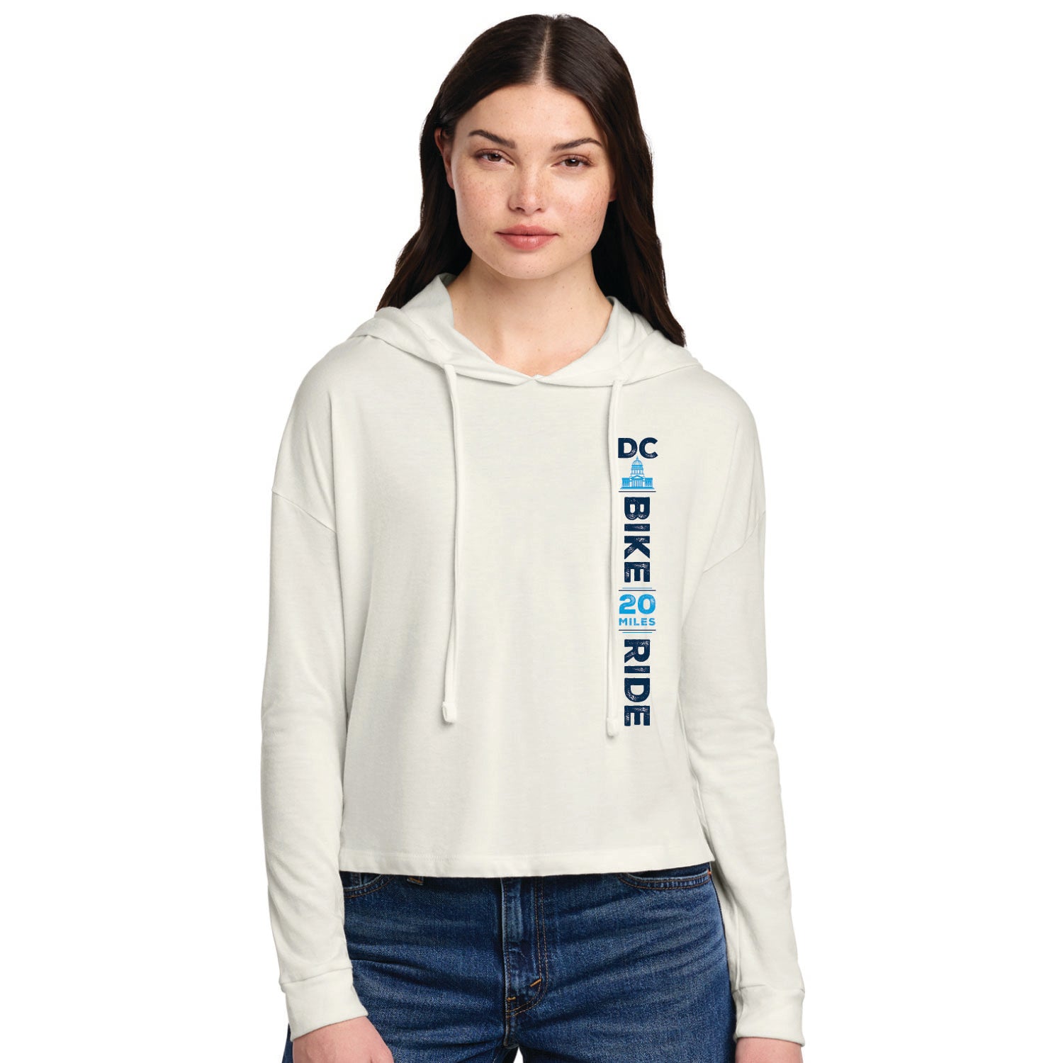 DCBR Women's LS Hooded Tee -Natural- LCP
