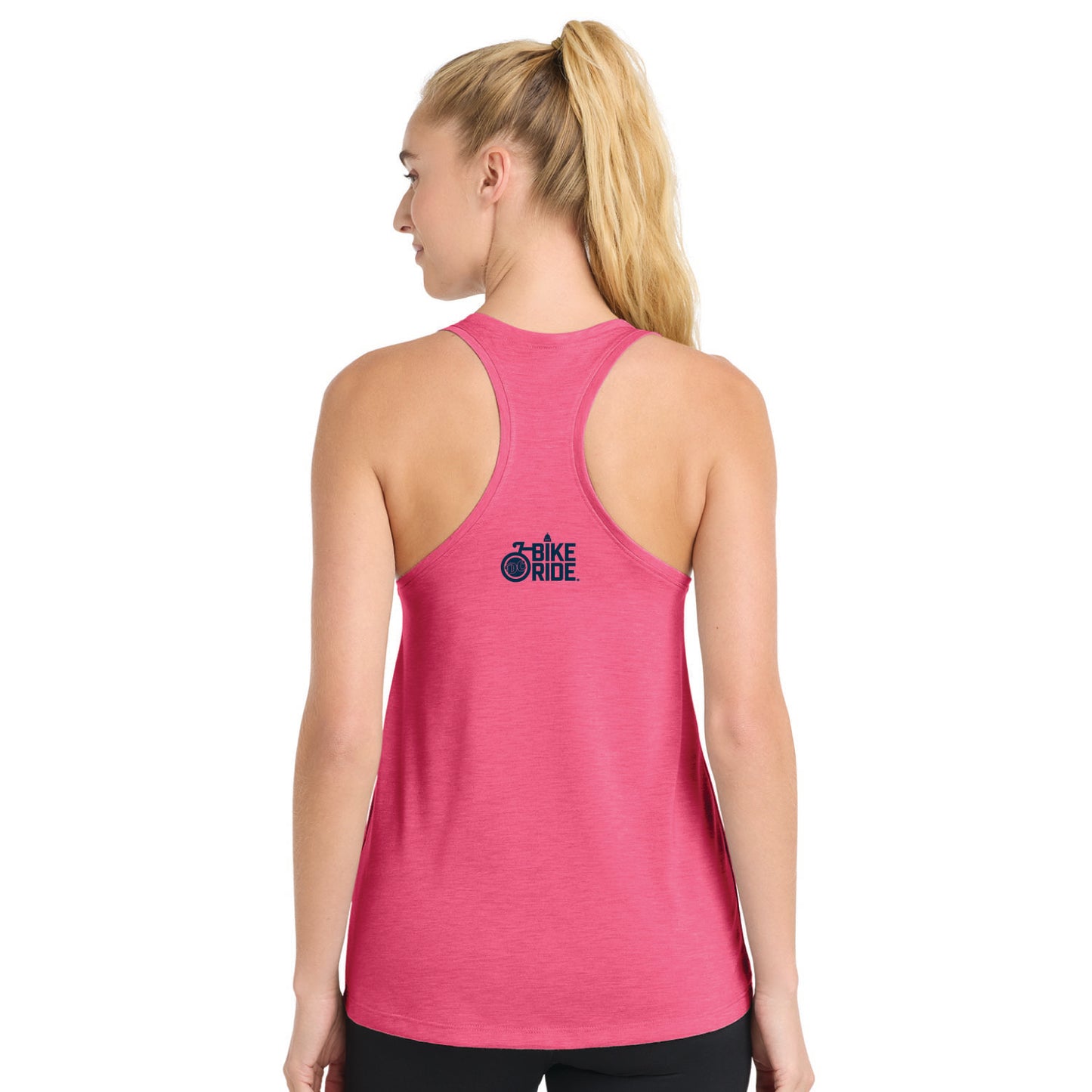 DCBR Women's High-Neck Tank -Raspberry Heather- LCP