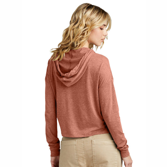 DBR Women's Midi LS Hooded Tee -Desert Rose- Circle