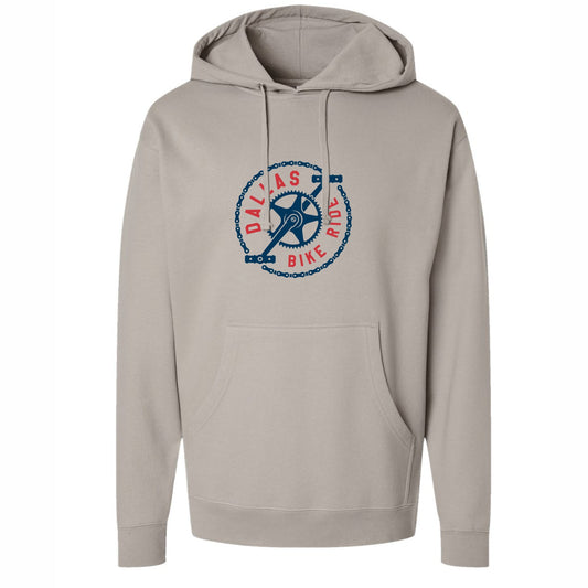 DBR Adult Fleece Hoody -Cement- 2025 Course