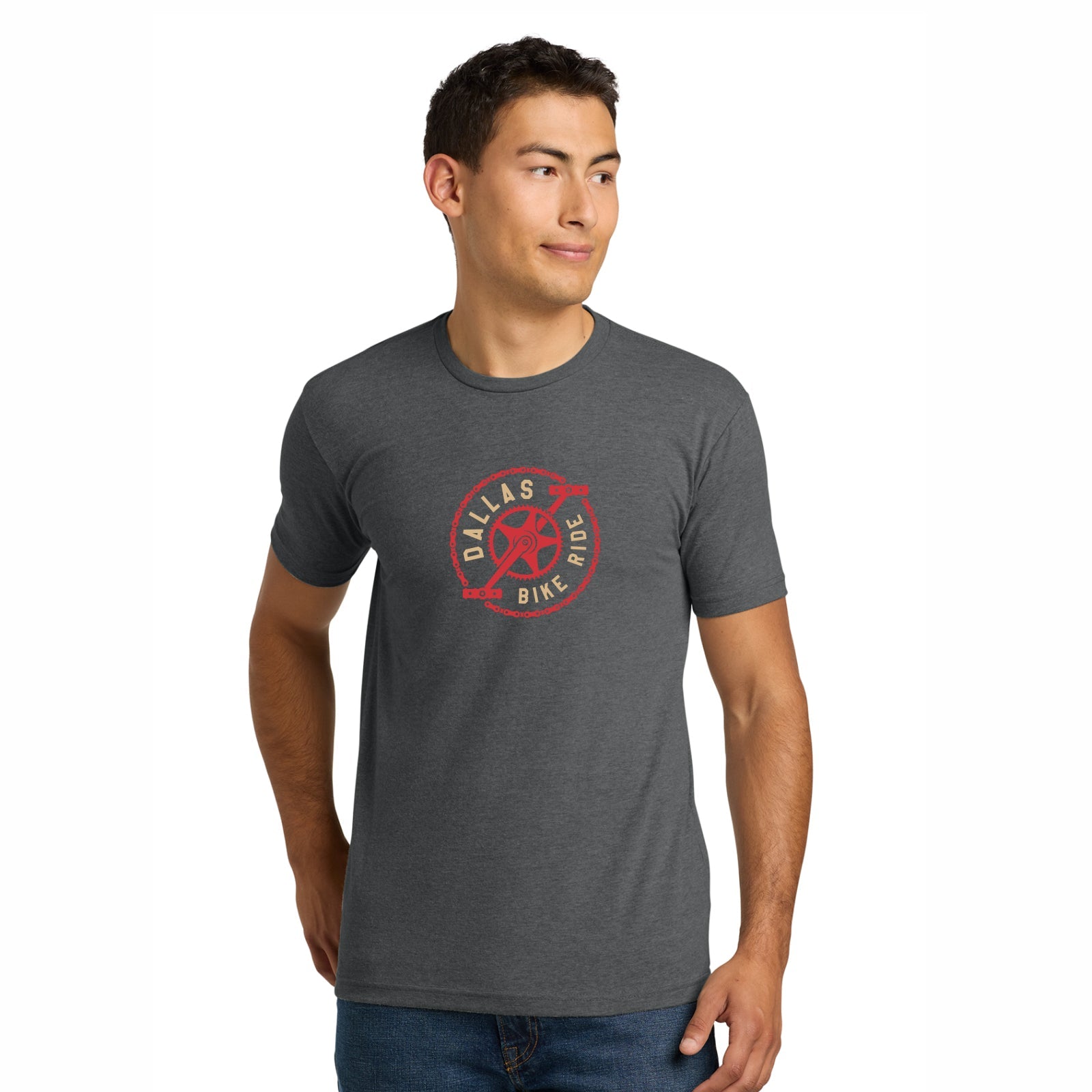 DBR Adult Fashion Tee -Heather Metal- 2025 Course