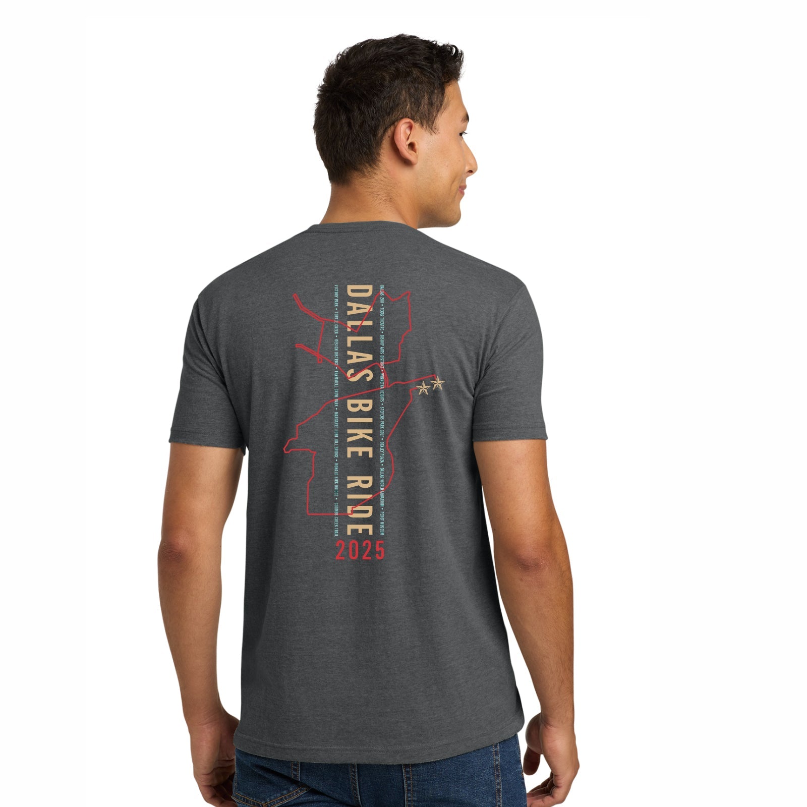 DBR Adult Fashion Tee -Heather Metal- 2025 Course