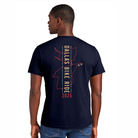 DBR Adult Fashion Tee -New Navy- 2025 Course