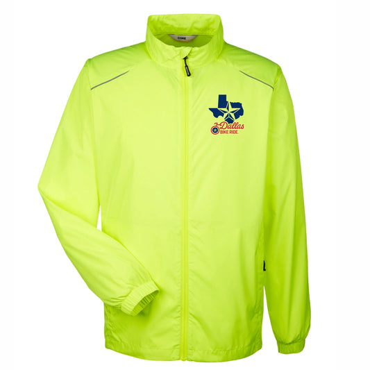 DBR Adult Zip Windbreaker -Safety Yellow- LCP