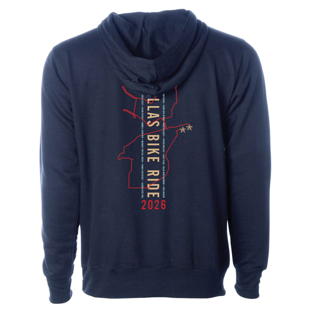 DBR Adult Fleece Hoody -Navy- 2026 Course