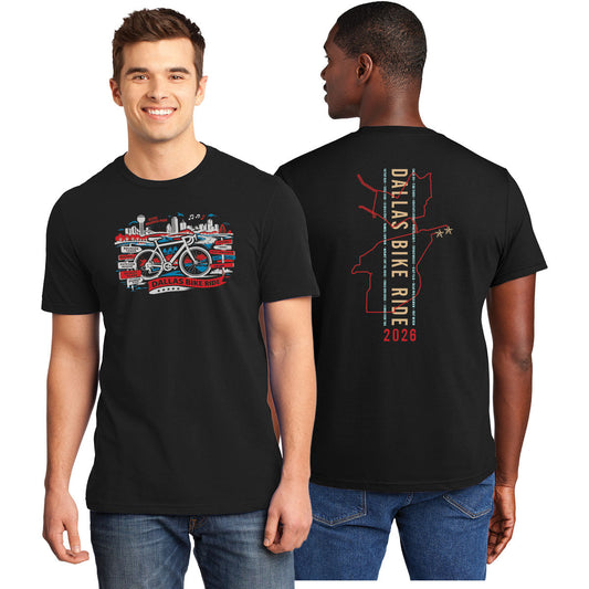 DBR Adult Fashion Tee -Black- 2026 Course