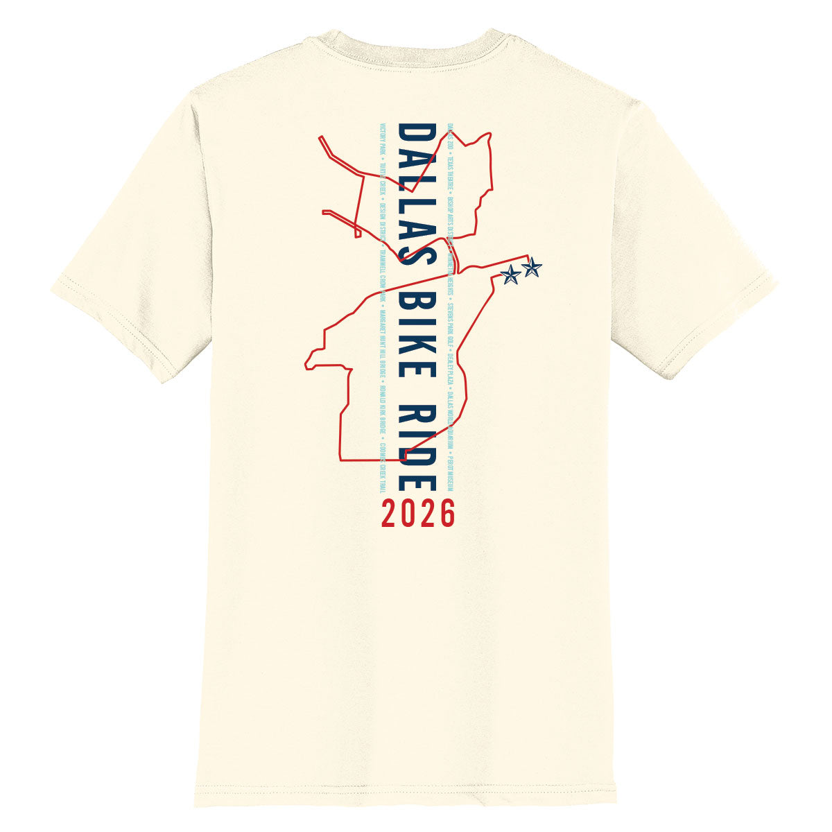 DBR Adult Fashion Tee -Gardenia- 2026 Course