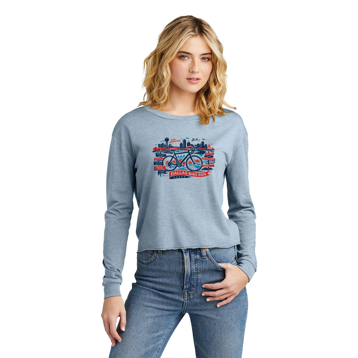 DBR Women's LS Midi Tee -Flint Blue- 2026 Course